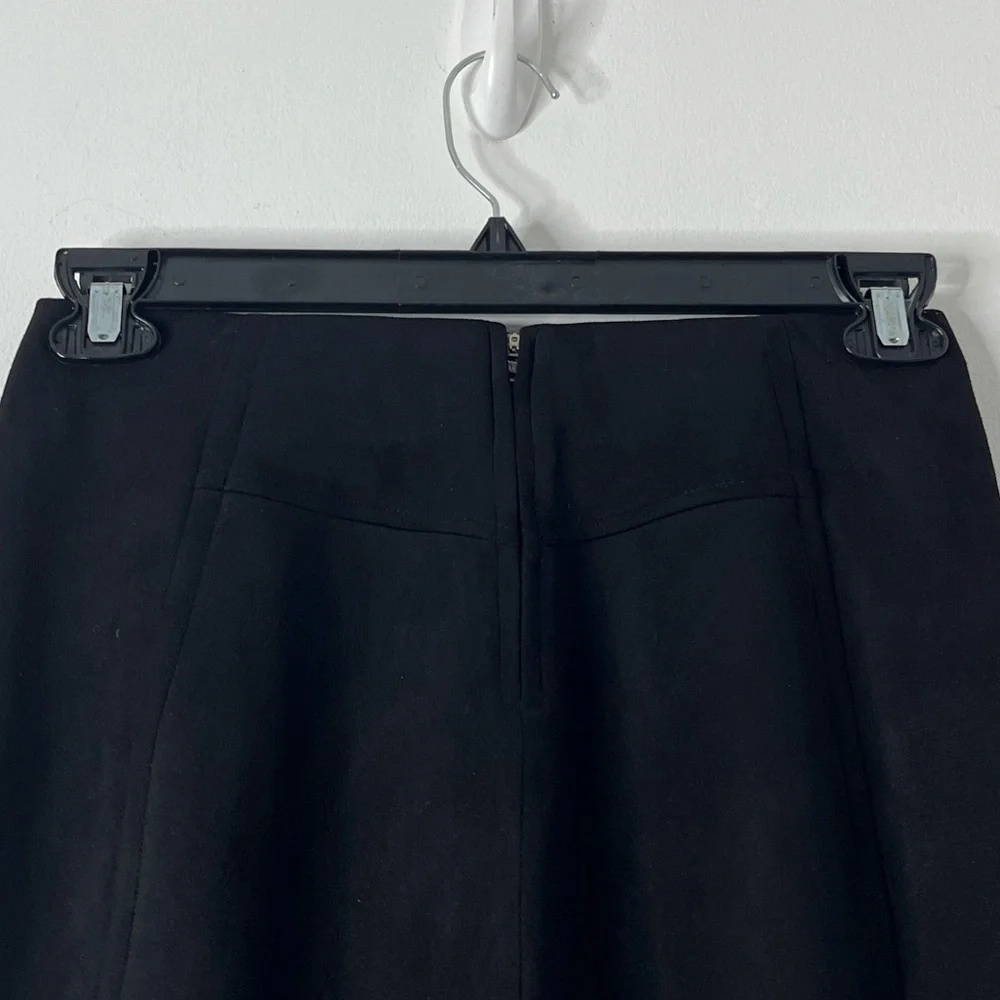 FREE PEOPLE‎ Faux Suede Black Wide-Leg Pants Sz 28